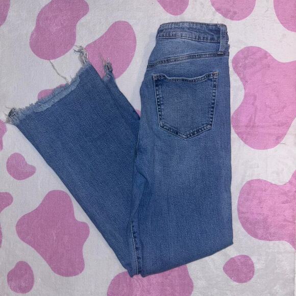 No Boundaries flare leg high waisted distressed juniors size 7 - Picture 2 of 5